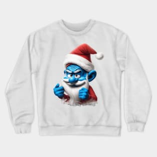 Portrait Grouchy Smurf Crewneck Sweatshirt